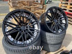20'' COMPETITION Comp Style ALLOY WHEELS & TYRES FITS BMW 5 /6 SERIES 5X120