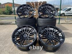 20'' COMPETITION Comp Style ALLOY WHEELS & TYRES FITS BMW 5 /6 SERIES 5X120