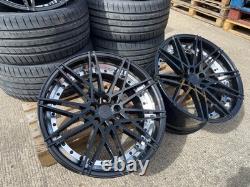 20'' COMPETITION Comp Style ALLOY WHEELS & TYRES FITS BMW 5 /6 SERIES 5X120