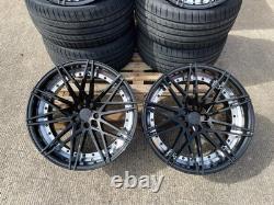 20'' COMPETITION Comp Style ALLOY WHEELS & TYRES FITS BMW 5 /6 SERIES 5X120
