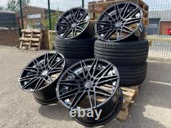 20'' COMPETITION Comp Style ALLOY WHEELS & TYRES FITS BMW 5 /6 SERIES 5X120
