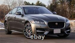 20 Genuine Jaguar Xf Matrix (style 9004) Black/diamond-turned Alloy Wheels