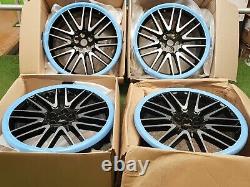 20 Genuine Jaguar Xf Matrix (style 9004) Black/diamond-turned Alloy Wheels