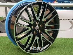 20 Genuine Jaguar Xf Matrix (style 9004) Black/diamond-turned Alloy Wheels