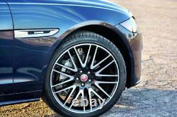 20 Genuine Jaguar Xf Matrix (style 9004) Black/diamond-turned Alloy Wheels