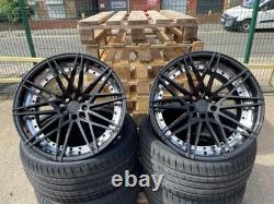 20'' INCH COMPETITION Comp Style ALLOY WHEELS & TYRES FITS BMW 5 6 SERIES