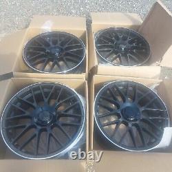 20 Inch 5 X 112 Dtm Style Alloy Wheels 57.1 Et45 Vw Audi Seat Skoda Etc