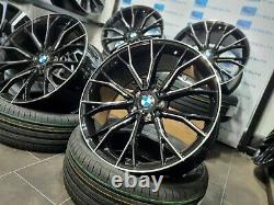 20'' Inch 669m Style New Alloy Wheels & Tyres Fits Bmw 5 / 6 Series F10 F11 F12