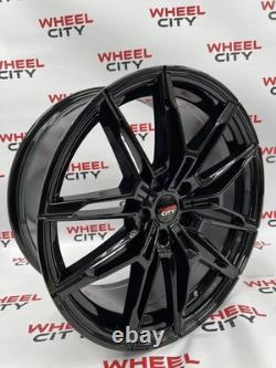 20 Inch BMW 825m Style Gloss Black Alloy Wheels 5x112 3 4 5 6 7 8 x3 x4 series
