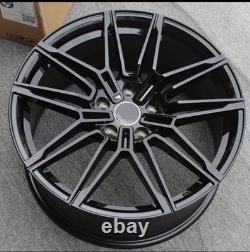 20 Inch BMW competition style Black Alloy Wheels 5x112 3 4 5 6 7 8 x3 x4 series