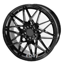 20'' Inch Competition 666m Style Blk Alloy Wheels & Tyres Fits Bmw 3/4 Series 4x