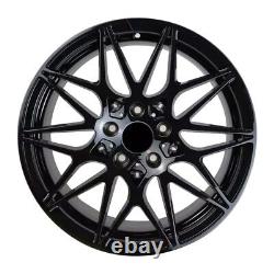 20'' Inch Competition 666m Style Blk Alloy Wheels & Tyres Fits Bmw 3/4 Series 4x