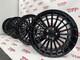 20 Inch Mercedes Maybach Twist Style Alloy Wheels Gloss Black Staggered 5x112