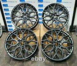 20'' Inch Vossen Hf2 Style Satin New Alloy Wheels Fits Bmw 3 4 5 6 Series Vw T5