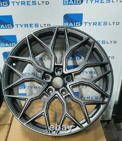 20'' Inch Vossen Hf2 Style Satin New Alloy Wheels Fits Bmw 3 4 5 6 Series Vw T5