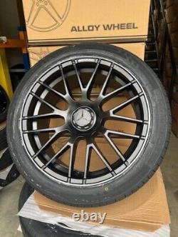 20 Matt Black AMG Style Alloy Wheels Fitted With New Tyres Mercedes ML / GL
