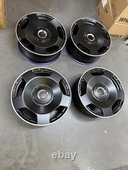 20'' Mercedes Benz Style Alloy Wheels C E S ML R Glc Class Staggered Black Pol