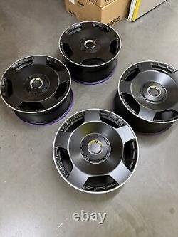 20'' Mercedes Benz Style Alloy Wheels C E S ML R Glc Class Staggered Black Pol