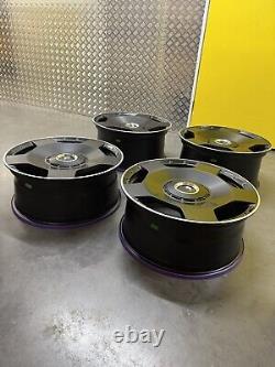 20'' Mercedes Benz Style Alloy Wheels C E S ML R Glc Class Staggered Black Pol