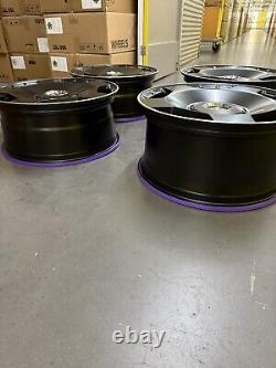 20'' Mercedes Benz Style Alloy Wheels C E S ML R Glc Class Staggered Black Pol