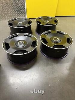 20'' Mercedes Benz Style Alloy Wheels C E S ML R Glc Class Staggered Black Pol
