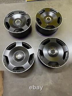 20'' Mercedes Benz Style Alloy Wheels C E S ML R Glc Class Staggered Black Pol