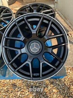 20 Mercedes E63 AMG Style Alloy Wheels Only Matt Black Mercedes E-Class W213