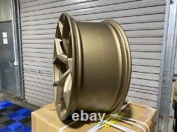 20 NEW 2023 RS6 Style Alloy Wheels Satin Bronze Metal AUDI A5 A6 A7 5x112