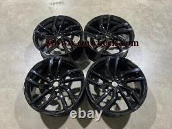 20 NEW Jaguar Labyrinth Style Alloy Wheels Gloss Black E F Pace XE XF 5x108