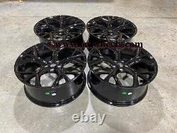 20 NEW Storm Style Alloy Wheels Gloss Black Fits Jaguar E F Pace XE XF