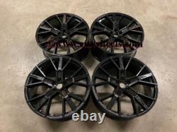 20 RS6 Performance Style Alloy Wheels Black Audi A4 A5 A6 A7 A8 Q5 Q7