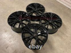 20 RS6 Performance Style Alloy Wheels Black Audi A4 A5 A6 A7 A8 Q5 Q7