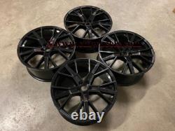 20 RS6 Performance Style Alloy Wheels Black Audi A4 A5 A6 A7 A8 Q5 Q7