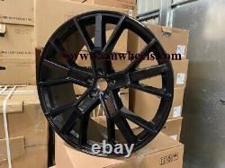 20 RS6 Performance Style Alloy Wheels Black Audi A4 A5 A6 A7 A8 Q5 Q7