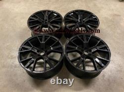 20 RS6 Performance Style Alloy Wheels Black Audi A4 A5 A6 A7 A8 Q5 Q7