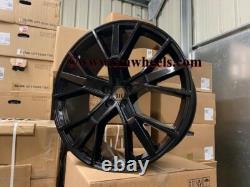 20 RS6 Performance Style Alloy Wheels Black Audi A4 A5 A6 A7 A8 Q5 Q7
