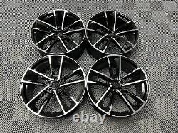 20 RS7 Performance Style Alloy Wheels Gloss Black Machined Audi A4 A5 A6 A7 A8