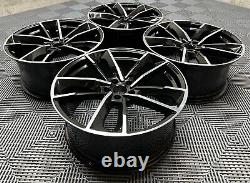 20 RS7 Performance Style Alloy Wheels Gloss Black Machined Audi A4 A5 A6 A7 A8