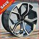 20 Rsq8 Bp Style Alloy Wheels + Tyres Audi S4 S5 S6 S7 Rs4 Rs5 Rs6 Allroad