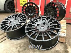 20'' RST M SPORT STYLE ALLOY WHEELS BLACK FITS FORD TRANSIT CUSTOM (x4)