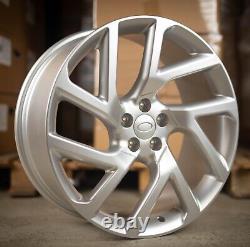 20 Range Rover Velar L560 V-lar Style 10 Spoke Gloss Silver Alloy Wheels