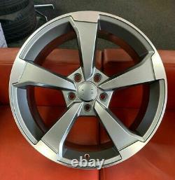 20 Rs3 Style Alloy Wheels Fits Audi A4 A6 A5 A7 Gunmetal Polish