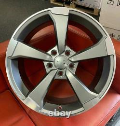 20 Rs3 Style Alloy Wheels Fits Audi A4 A6 A5 A7 Gunmetal Polish