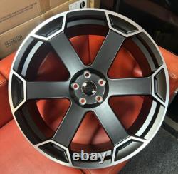 20 Rs6 Avant Style Alloy Wheels To Fit Audi A5 A7 A8 Et30 Satin Black
