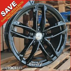 20 Rs6 C GB Style Alloy Wheels + Tyres Vw Transporter T5 T6 T28 T30 T32