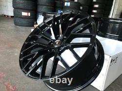 20 S5 R8 Style ALLOY WHEELS X4 Fits AUDI A4 A5 A6 A7 (For Audi)