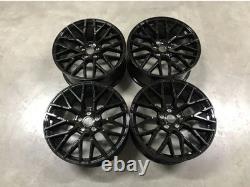 20 S5 R8 Style ALLOY WHEELS X4 Fits AUDI A4 A5 A6 A7 (For Audi)