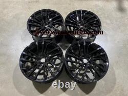 20 Set 2021 RS5 Style Alloy Wheels Gloss Black Audi A5 RS5 5x112