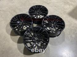 20 Set 2021 RS5 Style Alloy Wheels Gloss Black Audi A5 RS5 5x112