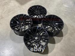 20 Set 2021 RS5 Style Alloy Wheels Gloss Black Audi A5 RS5 5x112